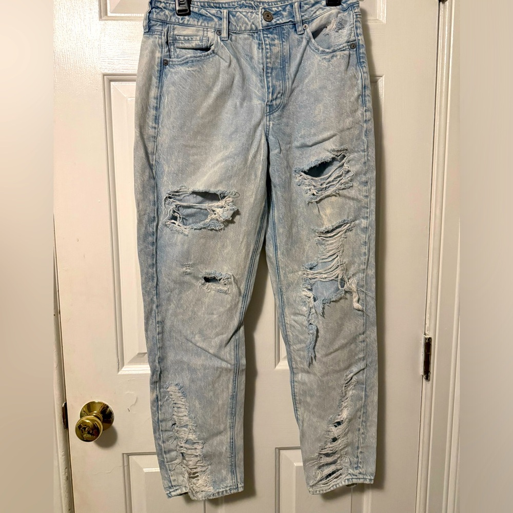 Distressed American Eagle Jeans